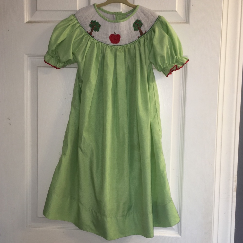 Apple Tree smocked dress